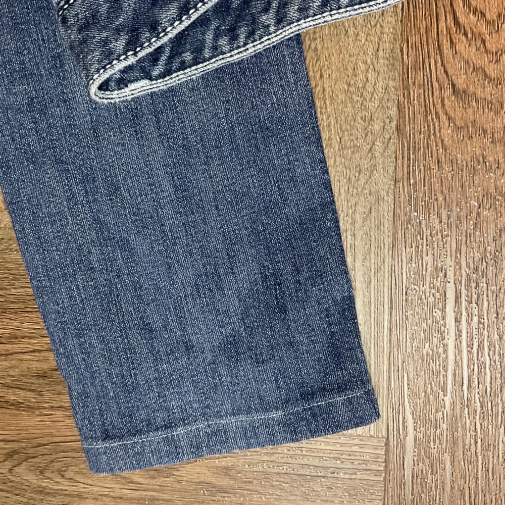 Mossimo Supply Co Mid Rise Straight Leg Jeans Womens‎ 11 Blue Denim Preppy Y2K - Picture 5 of 8
